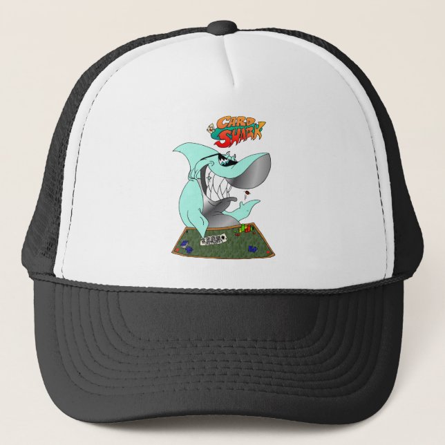 Camionero Gorra de Shark Card (Anverso)