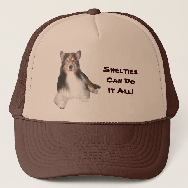 Camionero Gorra de Sheltie (Anverso)