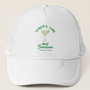 Camionero gorra de soltera de tequila lime y soleada