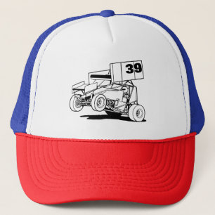 Camionero Gorra de Sprint Car personalizado, Personalizar