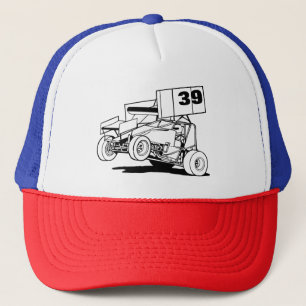 Camionero Gorra de Sprint Car personalizado, Personalizar