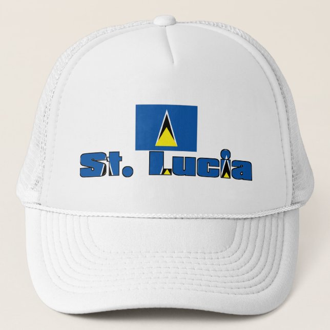 Camionero Gorra de St Lucia (Anverso)