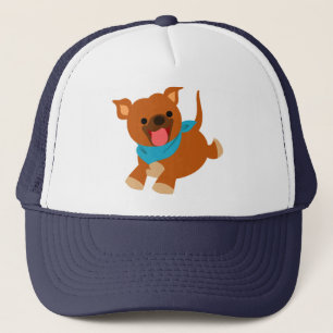 Camionero Gorra de Staffie de Personalizado Cute Happy