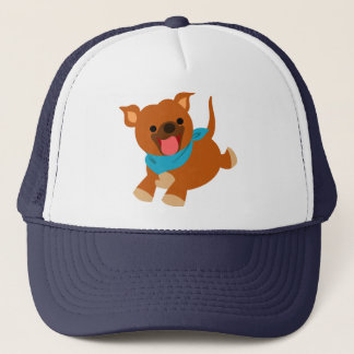 Camionero Gorra de Staffie de Personalizado Cute Happy