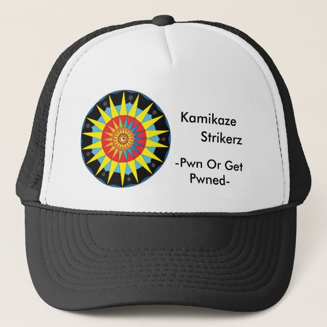 Camionero Gorra de Strikerz del kamikaze (Anverso)