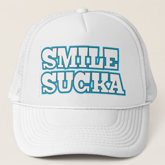 Camionero Gorra de Sucka de la sonrisa (Anverso)