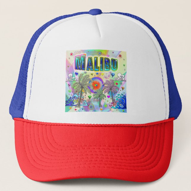 Camionero Gorra de Sueño Profundo de Malibu (Anverso)