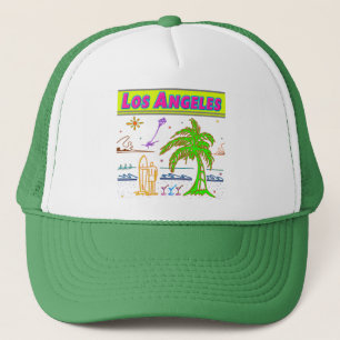 Camionero gorra de Surfer Beach "Los Ángeles"