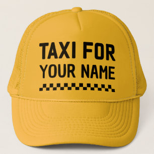 Camionero Gorra de Taxi con Nombre Personalizado Gorra de
