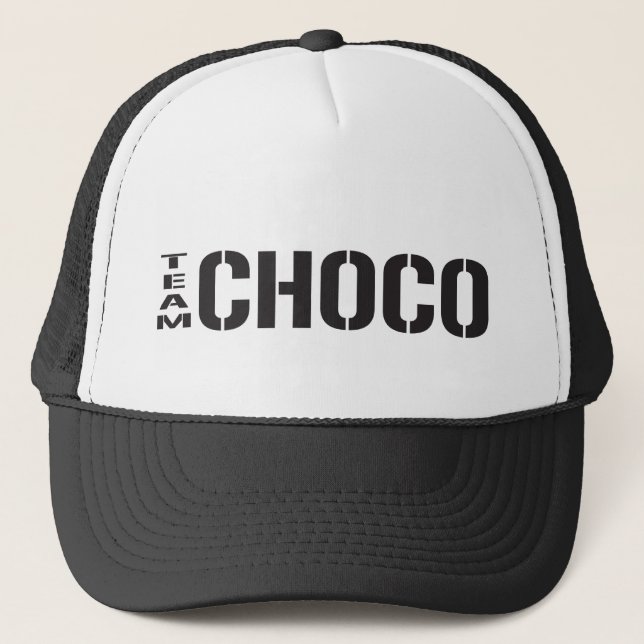 Camionero Gorra de TEAM-CHOCO V2 (Anverso)