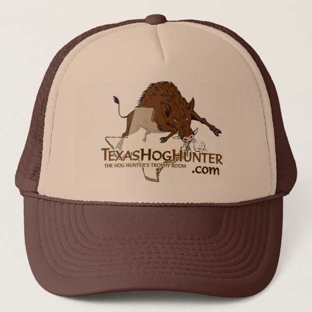 Camionero gorra de TexasHogHunter.com (Anverso)