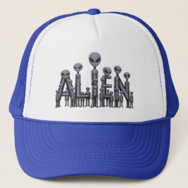 Camionero Gorra de texto de Alien
