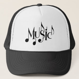 Camionero Gorra de texto musical