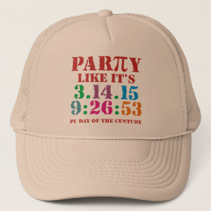 Camionero Gorra de tope de pi day final 2015 3.14.15 9:26:53
