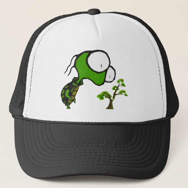 Camionero Gorra de tortuga de Bonsai (Anverso)