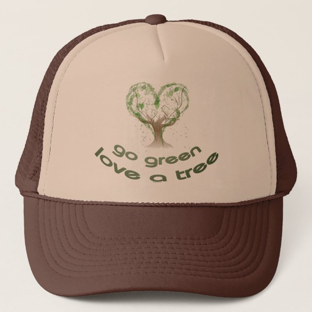 Camionero Gorra de Tree Hugger (Anverso)