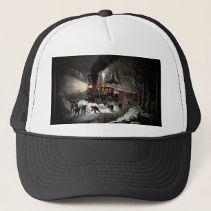 Camionero Gorra de trenes de Vintage