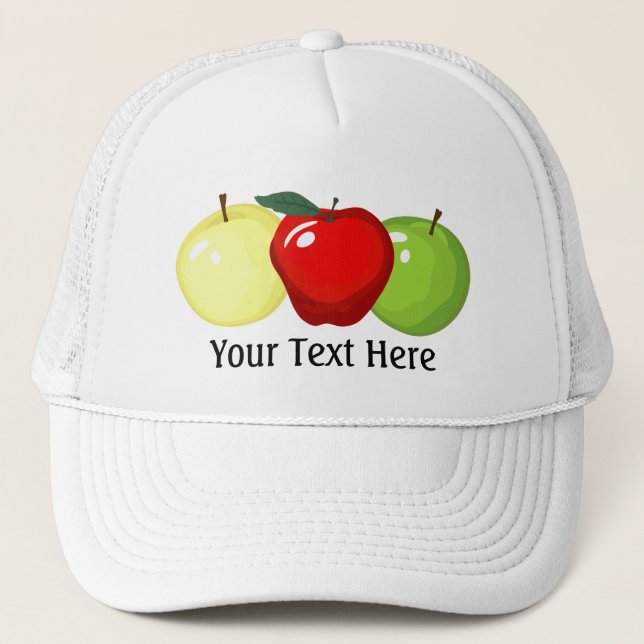 Camionero Gorra de tres manzanas (Anverso)