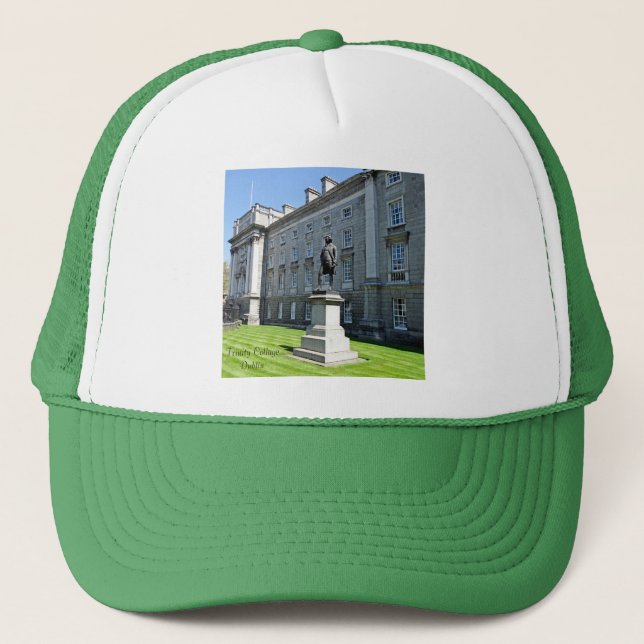 Camionero Gorra de Trinity Collage Dublin (Anverso)