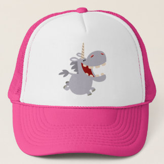 Camionero Gorra de Unicorn Personalizado de Cute Toothy