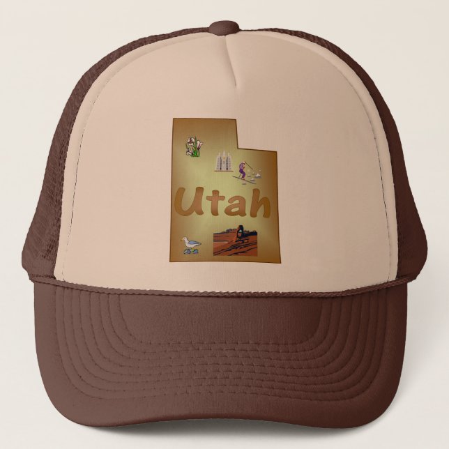 Camionero Gorra de Utah (Anverso)