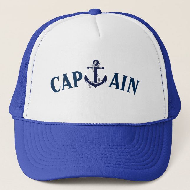 CAMIONERO GORRA DE VELA DE ANCLAJE CAPITÁN (Anverso)