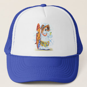 Camionero Gorra de verano Snowman Surfer