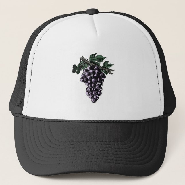 Camionero Gorra de vides de uva (Anverso)