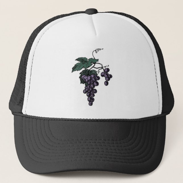 Camionero Gorra de vides de uva (Anverso)