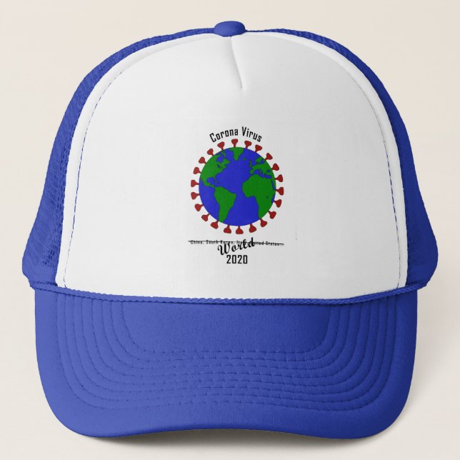 Camionero gorra de virus de corona (Anverso)