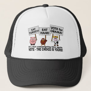 Camionero Gorra de voto de Obama - elegir color