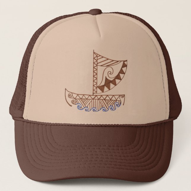 Camionero Gorra de Wa'a (llano) (Anverso)