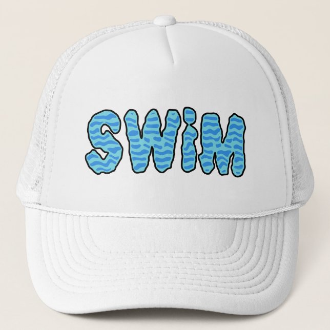 Camionero Gorra de Wavy Swim (Anverso)