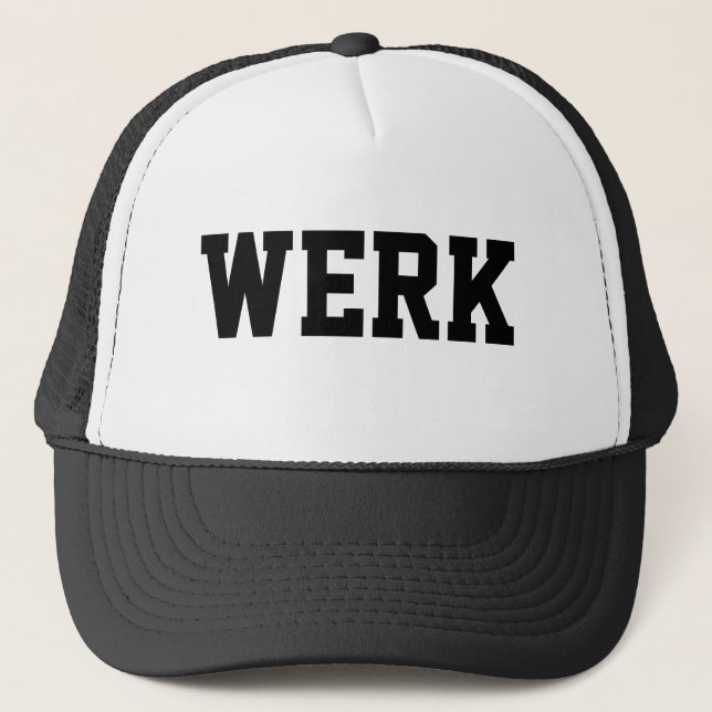 Camionero Gorra de WERK (Anverso)