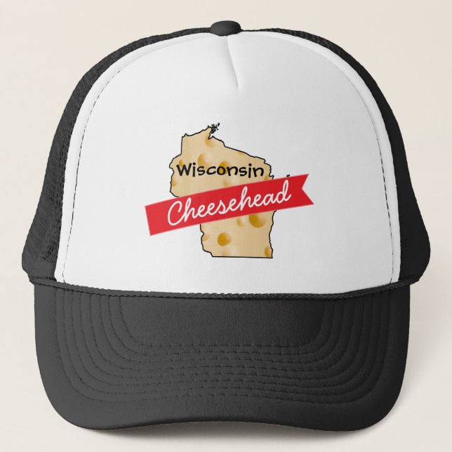 Camionero Gorra de Wisconsin Cheesehead (Anverso)