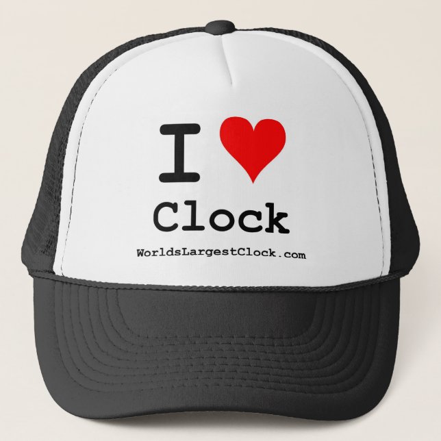 Camionero gorra de WorldsLargestClock.com (Anverso)