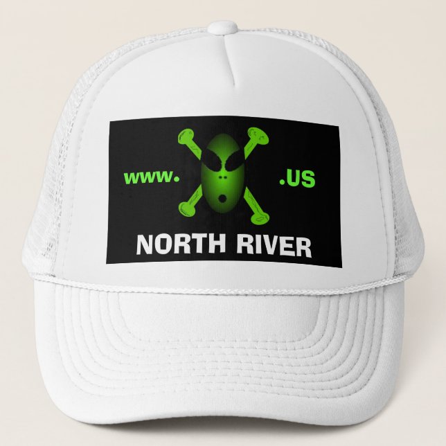 Camionero gorra de www.NORTHRIVER.us (Anverso)