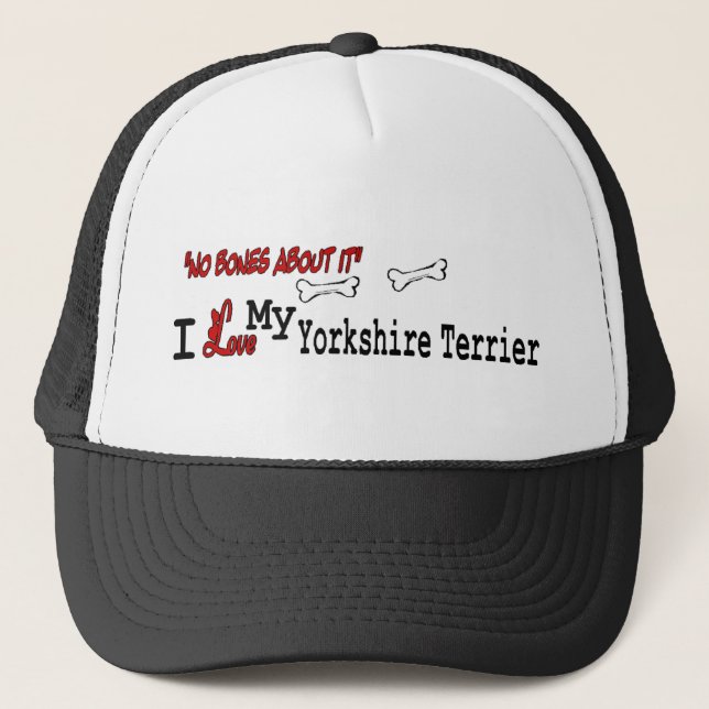 Camionero Gorra de Yorkshire Terrier (I Love) (Anverso)