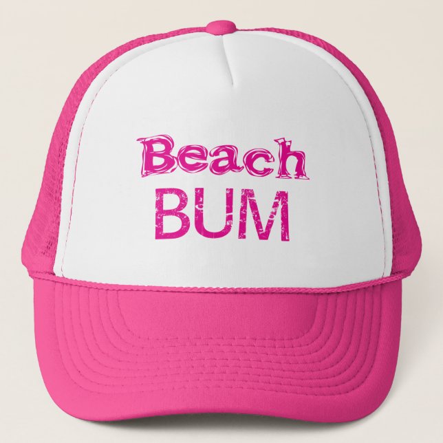 Camionero Gorra de Zazzle Beach Bum (Anverso)