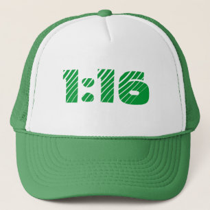 Camionero gorra del 1:16 (1:16 de los romanos)