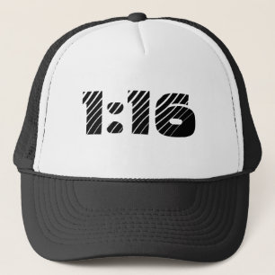 Camionero gorra del 1:16 (1:16 de los romanos)