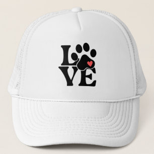 Camionero GORRA del amante del perro de la impresión de la p