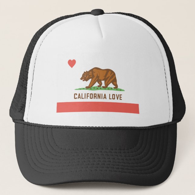 Camionero Gorra del amor de California (Anverso)