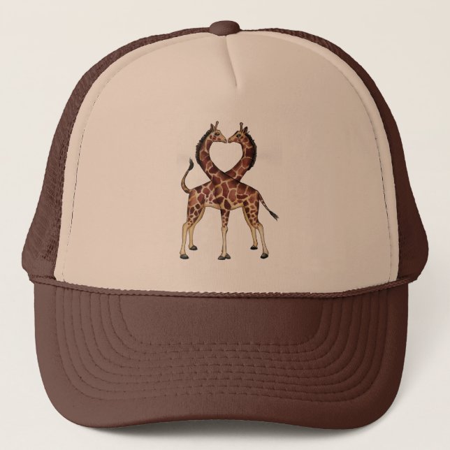 Camionero Gorra del amor de la jirafa (Anverso)