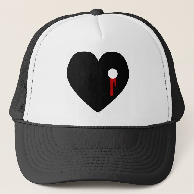 Camionero Gorra del amor de Outta del corazón sangrante (Anverso)
