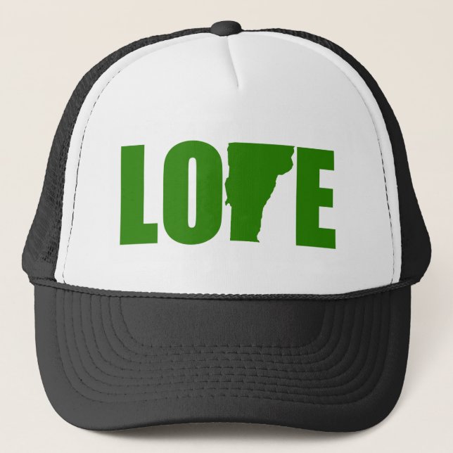 Camionero Gorra del amor de Vermont (Anverso)