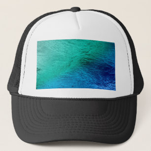 Camionero Gorra del arte de Digitaces de la agua de mar del 