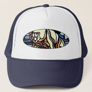 Camionero Gorra del arte de la fauna de los casquillos y de