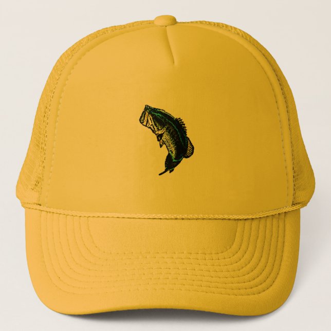 Camionero Gorra del bajo de Fishmania (Anverso)