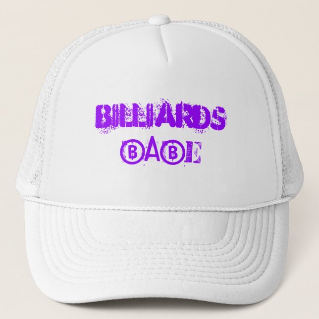 Camionero Gorra del bebé de los billares (Anverso)